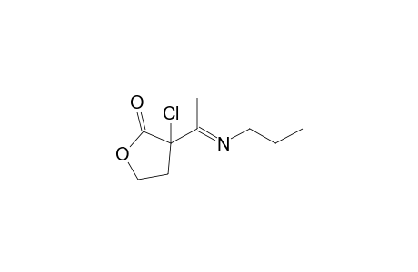 2-Chloro-2-[1-(N-propylimino)ethyl]butyrolactone