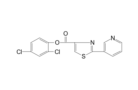 2-(3-pyridyl)-4-thiazolecarboxylic acid, 2,4-dichlorophenyl ester