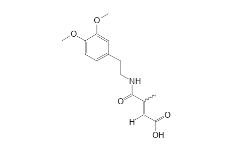 3-[(3,4-Dimethoxyphenethyl)carbamoyl]crotonic acid