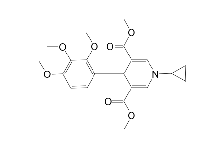 1-cyclopropyl-4-(2,3,4-trimethoxyphenyl)-4H-pyridine-3,5-dicarboxylic acid dimethyl ester