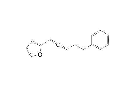 2-(5-phenylpenta-1,2-dien-1-yl)furan