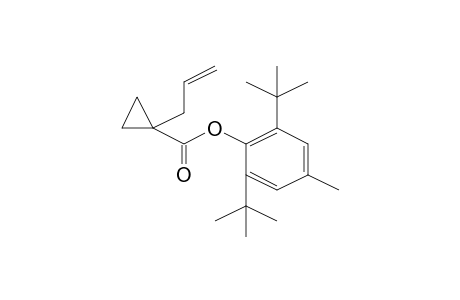 2,6-Ditert-butyl-4-methylphenyl 1-allylcyclopropanecarboxylate