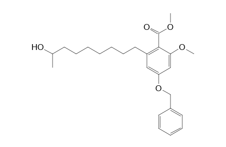 Methyl 4-(benzyloxy)-2-(8-hydroxynonyl)-6-methoxybenzoate