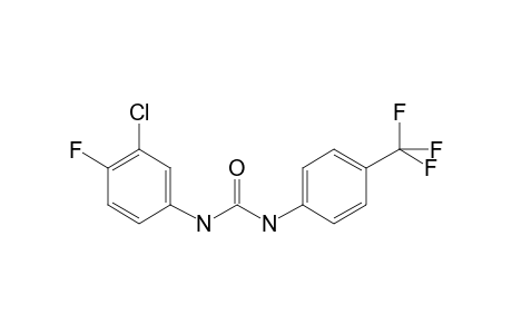 Urea, N-(3-chloro-4-fluorophenyl)-N'-[4-(trifluoromethyl)phenyl]-