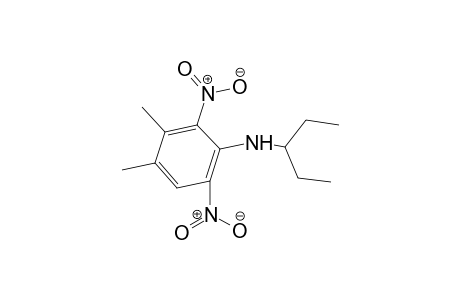 PENDIMETHALIN;N-(1-ETHYLPROPYL)-3,4-DIMETHYL-2,6-DINITROBENZENAMINE