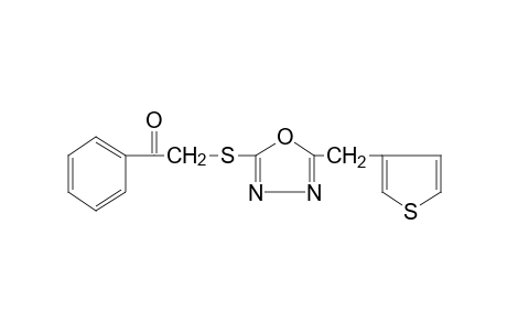 2-{[5-(3-thenyl)-1,3,4-oxadiazol-2-yl]thio}acetophenone