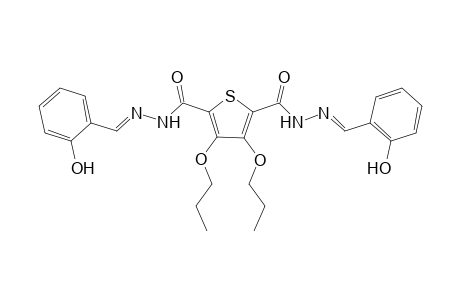 3,4-Dipropyloxy-N2,N5-bis(2-hydroxyphenylmethylene)thiophene-2,5-dicarbohydrazide