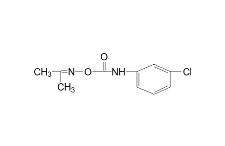 acetone, O-[(m-chlorophenyl)carbamoyl]oxime
