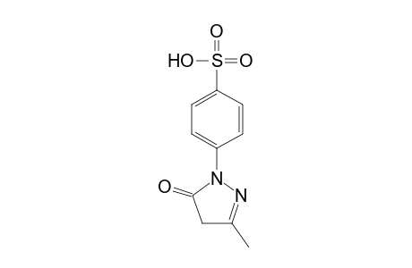 p-(3-methyl-5-oxo-2-pyrazolin-5-yl)benzenesulfonic acid