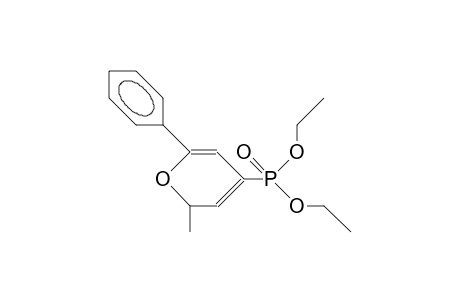 (2-Methyl-6-phenyl-2H-pyran-4-yl)-phosphonsaeure-diethylester