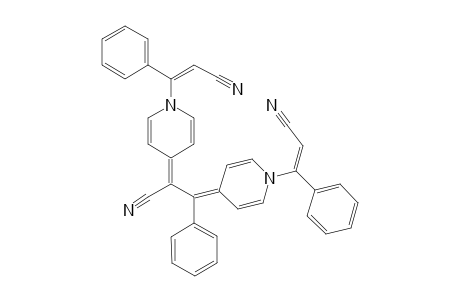 (Z)-3-[4-[1-CYANO-2-[1-[(Z)-3-NITRILO-1-PHENYL-1-PROPENYL]-4-PYRIDINYLIDENE]-2-PHENYLETHYLIDENE]-1-PYRIDINYL]-3-PHENYL-2-PROPENENITRILE