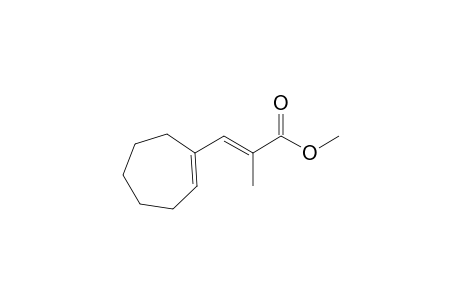 (E)-3-(1-cycloheptenyl)-2-methyl-2-propenoic acid methyl ester