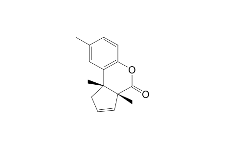 2-Oxa-4,8,11-trimethyltricyclo[8.3.0.0(4,8)]trideca-5,9,10,12-tetraen-3-one