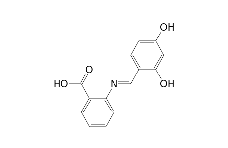o-[(2,4-dihydroxybenzylidene)amino]benzoic acid