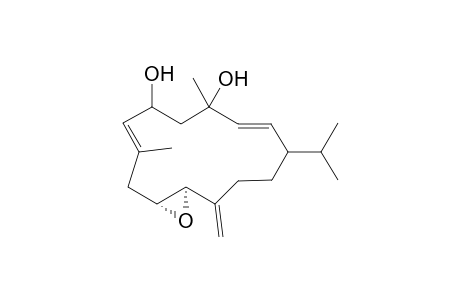 (10R,11R)-10,11-Epoxy-2,7,12(20)-cembatriene-4,6-diol