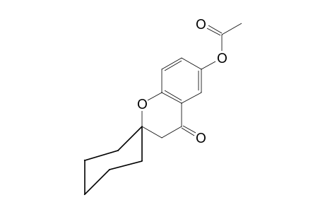 6-hydroxyspiro[chroman-2,1'-cyclohexan]-4-one, acetate