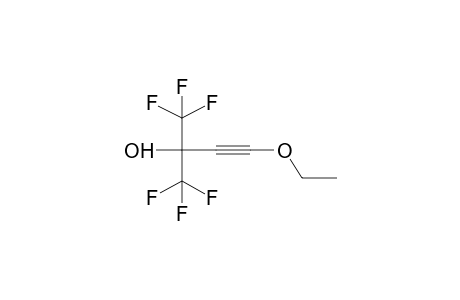 ETHYLOXY(ALPHA-HYDROXYHEXAFLUOROISOPROPYL)ACETYLENE