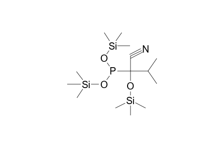 BIS(TRIMETHYLSILYL)-ALPHA-TRIMETHYLSILYLOXY-ALPHA-CYANOISOBUTYLPHOSPHONITE