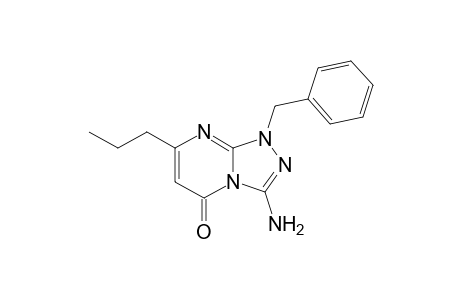 3-Amino-1-benzyl-7-propyl-[1,2,4]triazolo[4,3-a]-pyrimidin-5(1H)-one