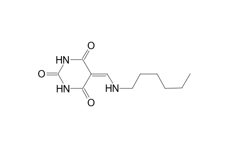 Pyrimidine-2,4,6(1H,3H,5H)-trione, 5-hexylaminomethylene-