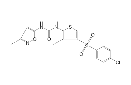 1-{4-[(p-chlorophenyl)sulfonyl]-3-methyl-2-thienyl}-3-(3-methyl-5-isoxazolyl)urea