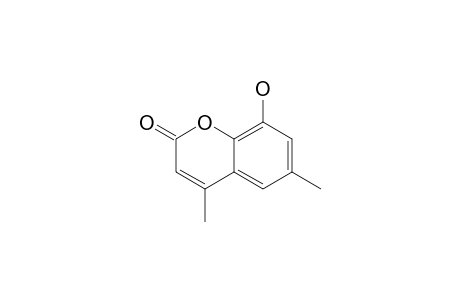 4,6-Dimethyl-8-oxidanyl-chromen-2-one