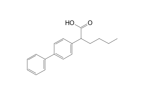 2-(p-biphenylyl)hexanoic acid