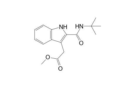 Methyl {2-[(t-butyl)carbamoyl]-1H-indol-3-yl}-acetate