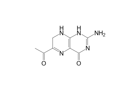 4(1H)-Pteridinone, 6-acetyl-2-amino-7,8-dihydro-