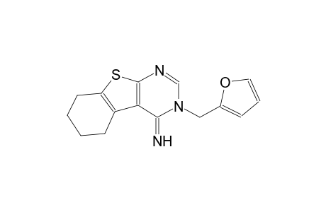 3-(2-furylmethyl)-5,6,7,8-tetrahydro[1]benzothieno[2,3-d]pyrimidin-4(3H)-imine
