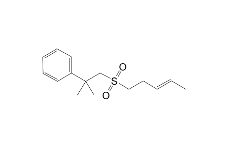 Trans-1-(neophylsulfonyl)-3-pentene