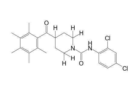 2',4'-dichloro-4-(pentamethylbenzoyl)-1-piperidinecarboxanilide