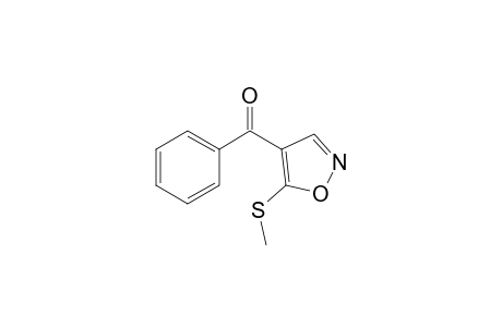 [5-(Methylsulfanyl)-4-isoxazolyl](phenyl)methanone