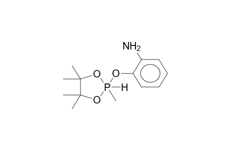2,4,4,5,5-PENTAMETHYL-2-(ORTHO-AMINOPHENOXY)-2-HYDRO-1,3,2-DIOXAPHOSPHOLANE