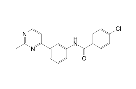 4-chloro-3'-(2-methyl-4-pyrimidinyl)benzanilide