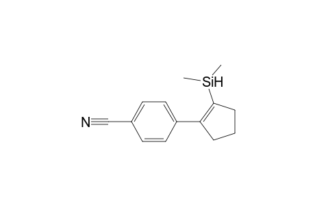 1-(p-Cyanophenyl)-2-(dimethylsilyl)cyclopentene