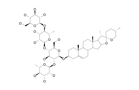 DIOSGENYL-BETA-D-GLUCOPYRANOSYL-(1->4)-ALPHA-L-RHAMNOPYRANOSYL-(1->4)-[ALPHA-L-RHAMNOPYRANOSYL-(1->2)]-BETA-D-GLUCOPYRANOSIDE