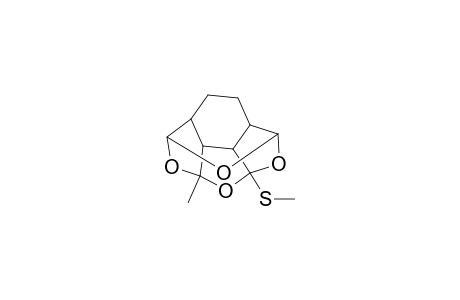 1-Methyl-8-methylthio-9,11,13,14-tetraoxapentacyclo[6.5.1.0(2,7).0(3,12).0(6,10)]tetradecane