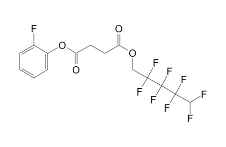 Succinic acid, 2,2,3,3,4,4,5,5-octafluoropentyl 2-fluorophenyl ester