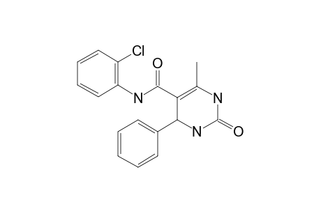 N-(2-Chlorophenyl)-4-methyl-2-oxo-6-phenyl-3,6-dihydro-1H-pyrimidine-5-carboxamide