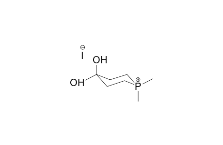 1,1-DIMETHYL-4,4-PHOSPHORINANEDIOLIUM-IODIDE