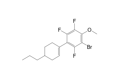 1-Bromo-2,4,5-trifluoro-6-methoxy-3-(4-propylcycyohex-1-enyl)benzene