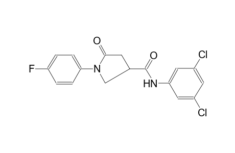 Pyrrolidine-3-carboxamide, N-(3,5-dichlorophenyl)-1-(4-fluorophenyl)-5-oxo-