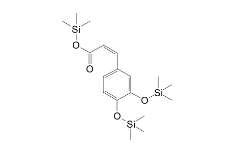 Caffeic acid <(Z)->, tri-TMS