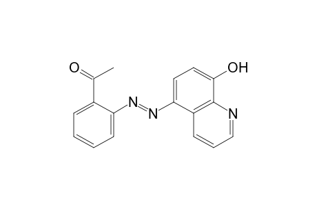 2'-[(8-hydroxy-5-quinolyl)azo]acetophenone