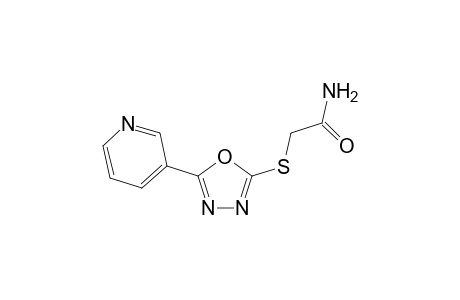 [5-(3-Pyridyl)-1,3,4-oxadiazol-2-ylthio]acetamide