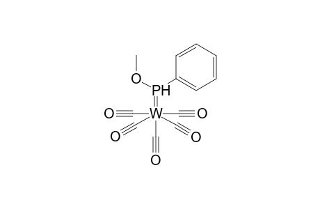 O-Methyl phenyl phosphinite)pentacarbonyltungsten