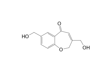 3,7-Bis(hydroxymethyl)-1-benzoxepin-5(2H)-one