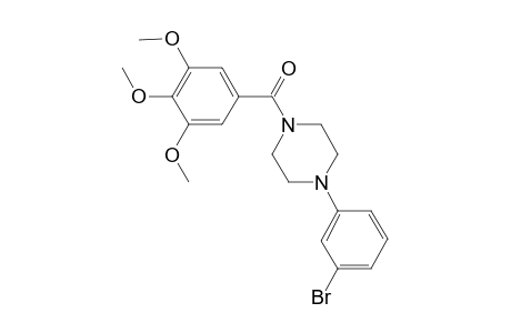 [4-(3-Bromo-phenyl)-piperazin-1-yl]-(3,4,5-trimethoxy-phenyl)-methanone