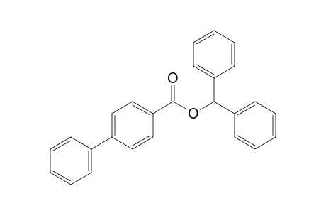 4-biphenylcarboxylic acid, diphenylmethyl ester